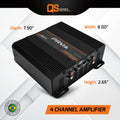 PRV Audio QS800.4 2 Ohm 4 Channel Full Range Amplifier PRV Audio