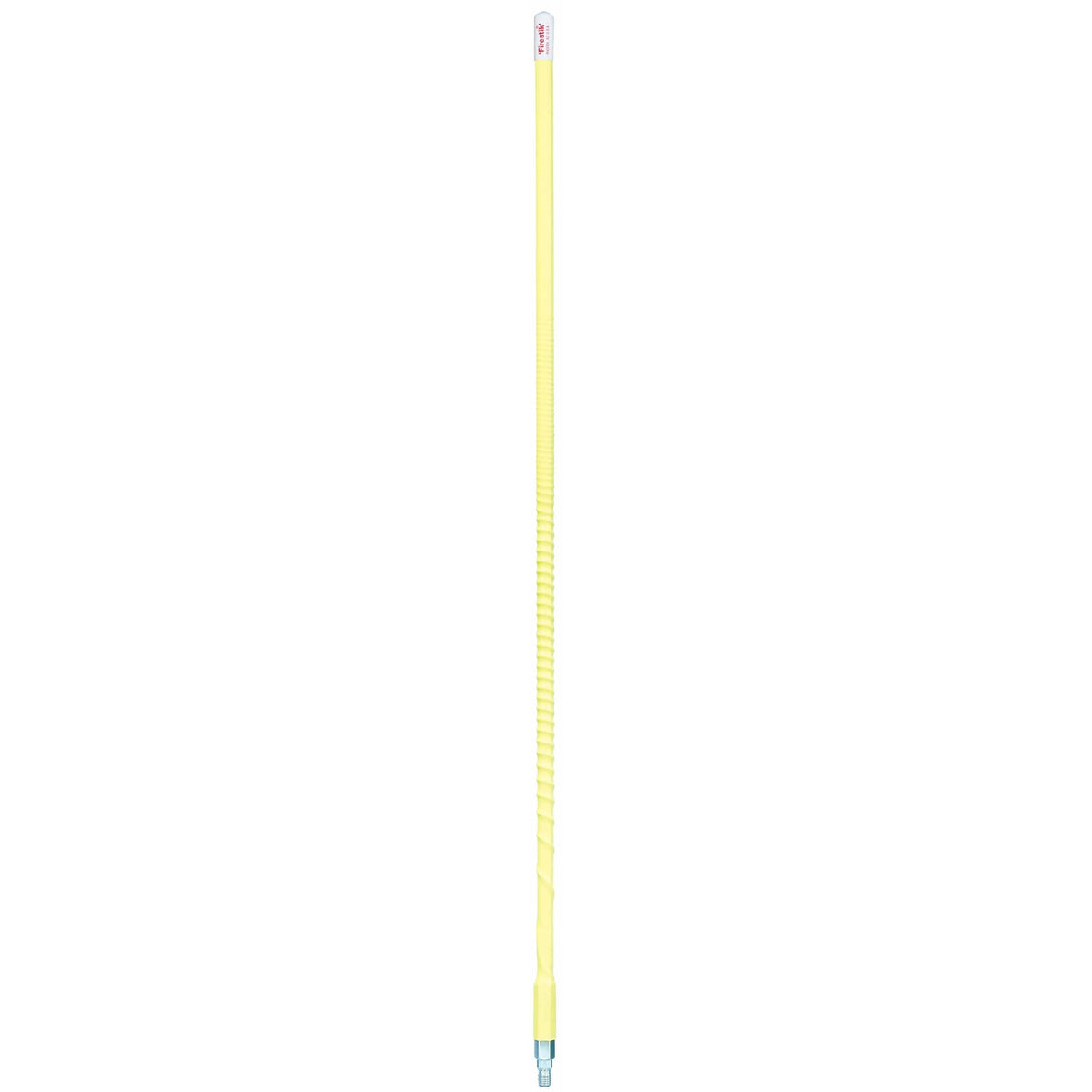 Firestik KW3-Y 3 Foot Heavy Duty Trim To Tune 300 Watt Top Loaded Fiberglass 5/8 Wave Cb Antenna With 3/8"x24" Threaded Base In Yellow Firestik