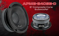 Audiopipe APMB-640SB-D 6 Low Mid Frequency Loudspeaker (APMB-640SB-D) (Each) Audiopipe