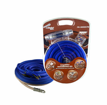 Audiopipe PK-3000CPR 0 Gauge 100% OFC Copper Amplifier Wiring Kit Audiopipe