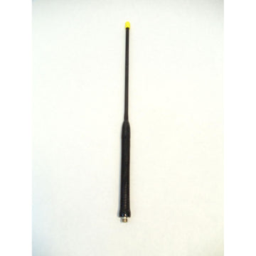 Larsen KD2150HQ 10" Tall 150mhz 1/4 Wave Helical Rubber Kulduckie With 1/4 - 32 X3/16" Threads  (yellow Cap) Larsen