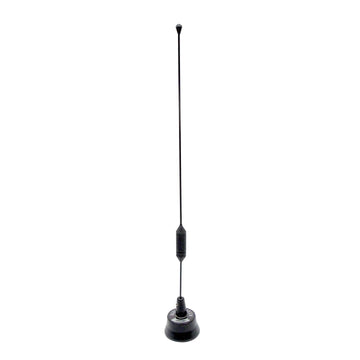 Larsen NMO3E825B 825-896mhz Enclosed Coil 3db Gain Black Antenna With .070 Diameter Whip Larsen