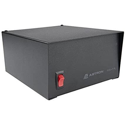 Astron RS-7A 11 - 15 Volts Adjustable DC Linear Power Supply 5 Amps Cont 7 Amps ICS Astron
