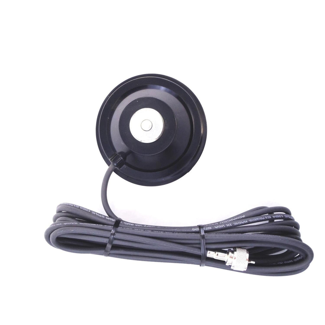 Hustler CMMA 4" Black Nmo Style Magnetic Mount With 17' Rg58 Coax Cable & Pl259 Connector Hustler