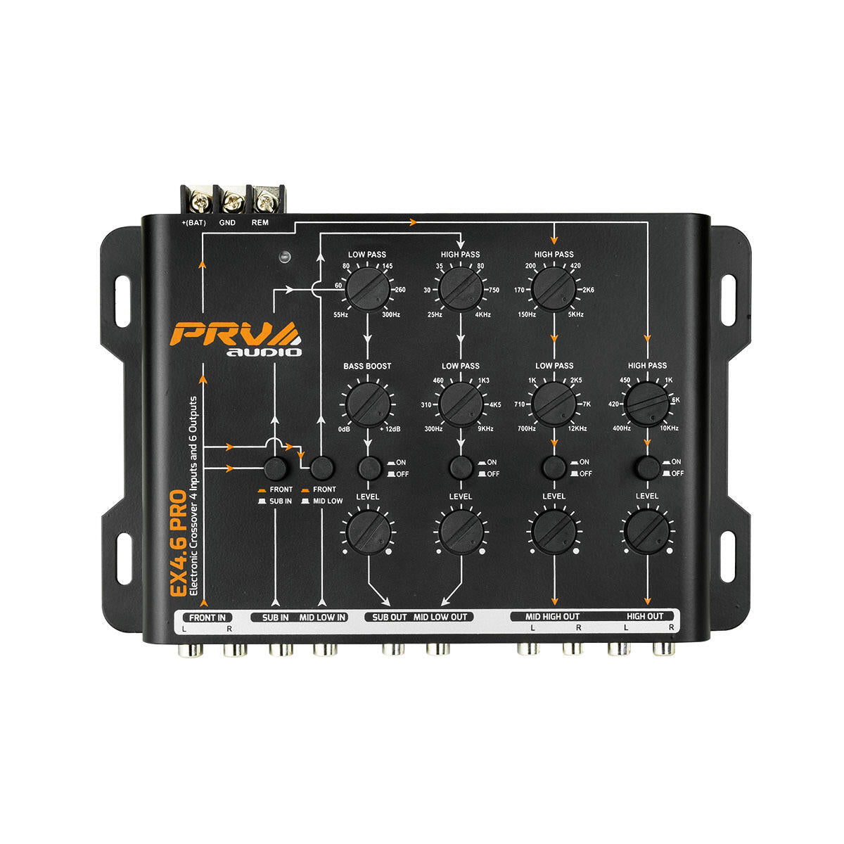 PRV Audio EX4.6 PRO ELECTRONIC CROSSOVER (Each) PRV Audio