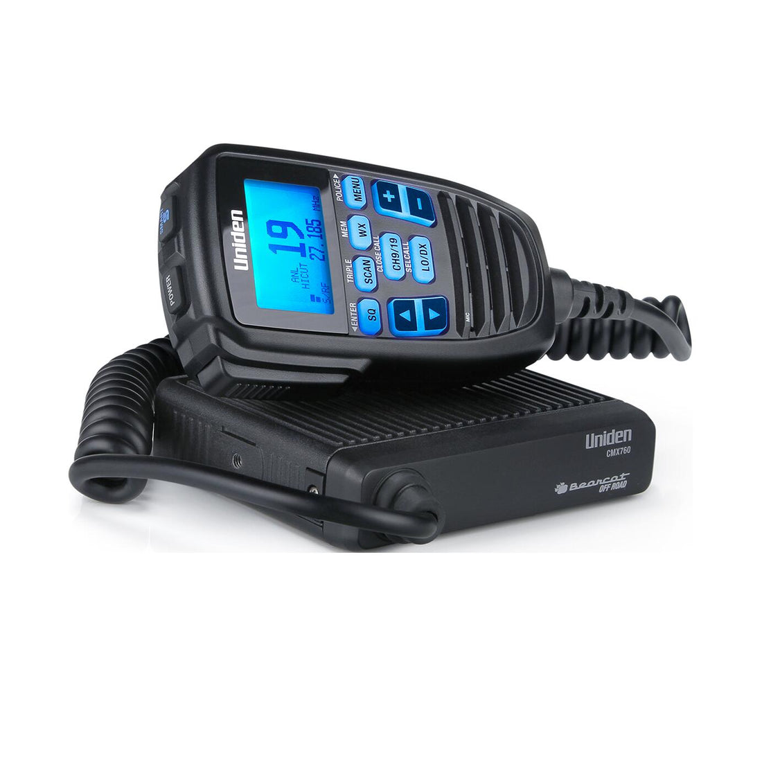 Uniden CMX760 Bearcat - Cmx760 Remote Mount Ultra Compact 40 Channel Off Road Professional CB Radio With Weather + Alert, Scan, Local/dx, Ch 9/19 Uniden