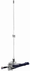 Everhardt NGP1 4' Fiberglass No Ground Mirror Mount Antenna-white Everhardt
