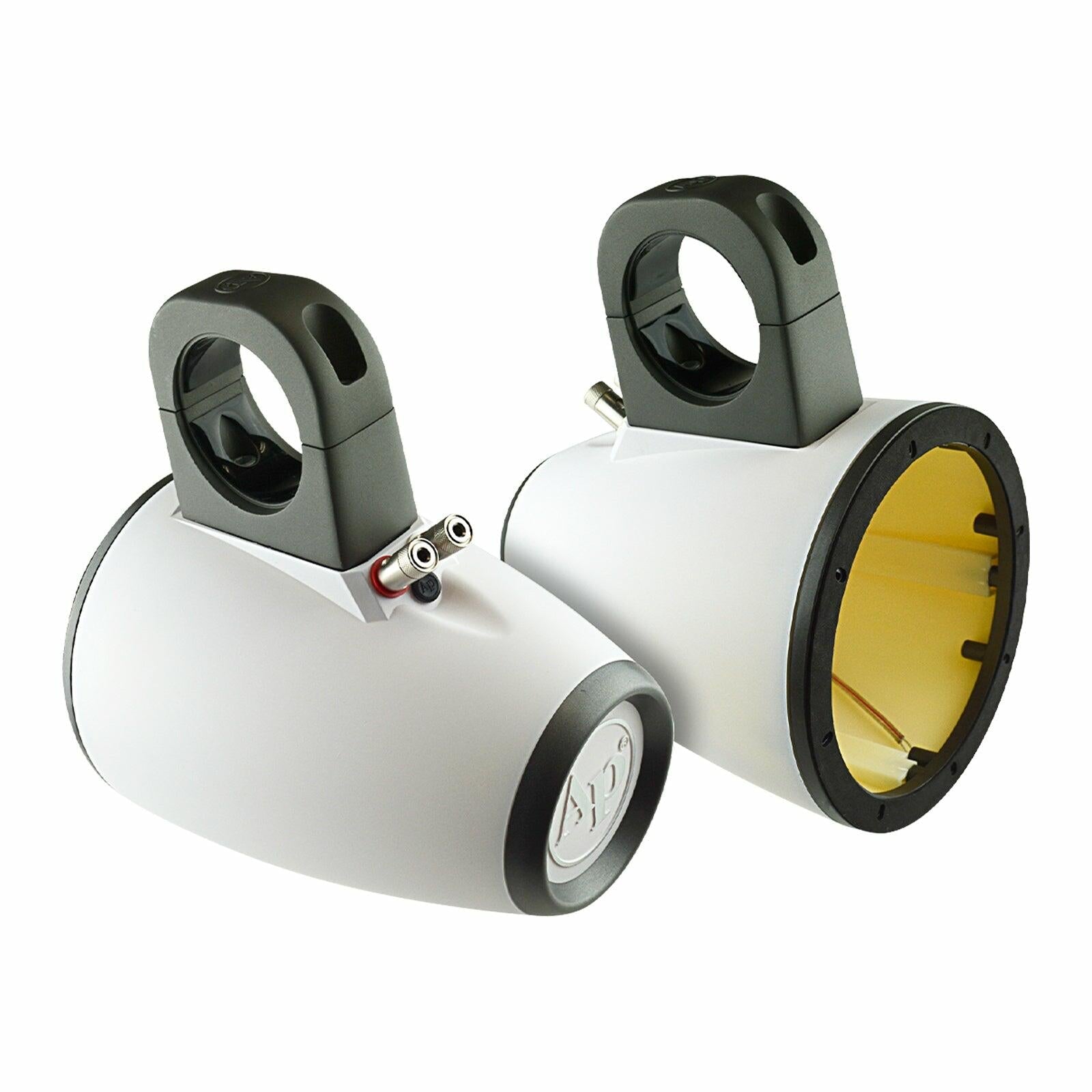 Audiopipe APMP-601WETW 6" Weather Resistant White Tower Enclosures (APMP-601WETW) (Pair) Audiopipe