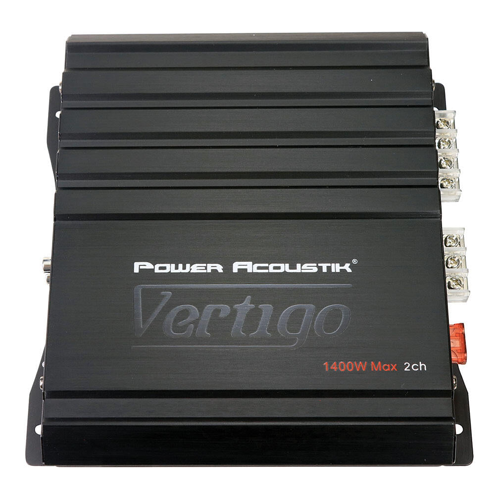 Power Acoustik VA2-1400D  Vertigo Series 2 Channel Amplifier 1400W Max Power Acoustik