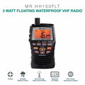 Cobra MRHH150FLT 3 Watt Vhf Handheld Marine Radio With Noaa Weather & Alerts, Submersible For 30 Minutes Cobra