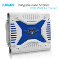 Pyle PLMRA420  Marine 4 Channel Amplifier 1000W Max Pyle