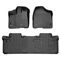 Smartliner SA0128/B0083 Smartliner Floor Liners Front/2nd Row 2013–2020 Toyota Sienna - 8 Passenger Model (Black) SMARTLINER