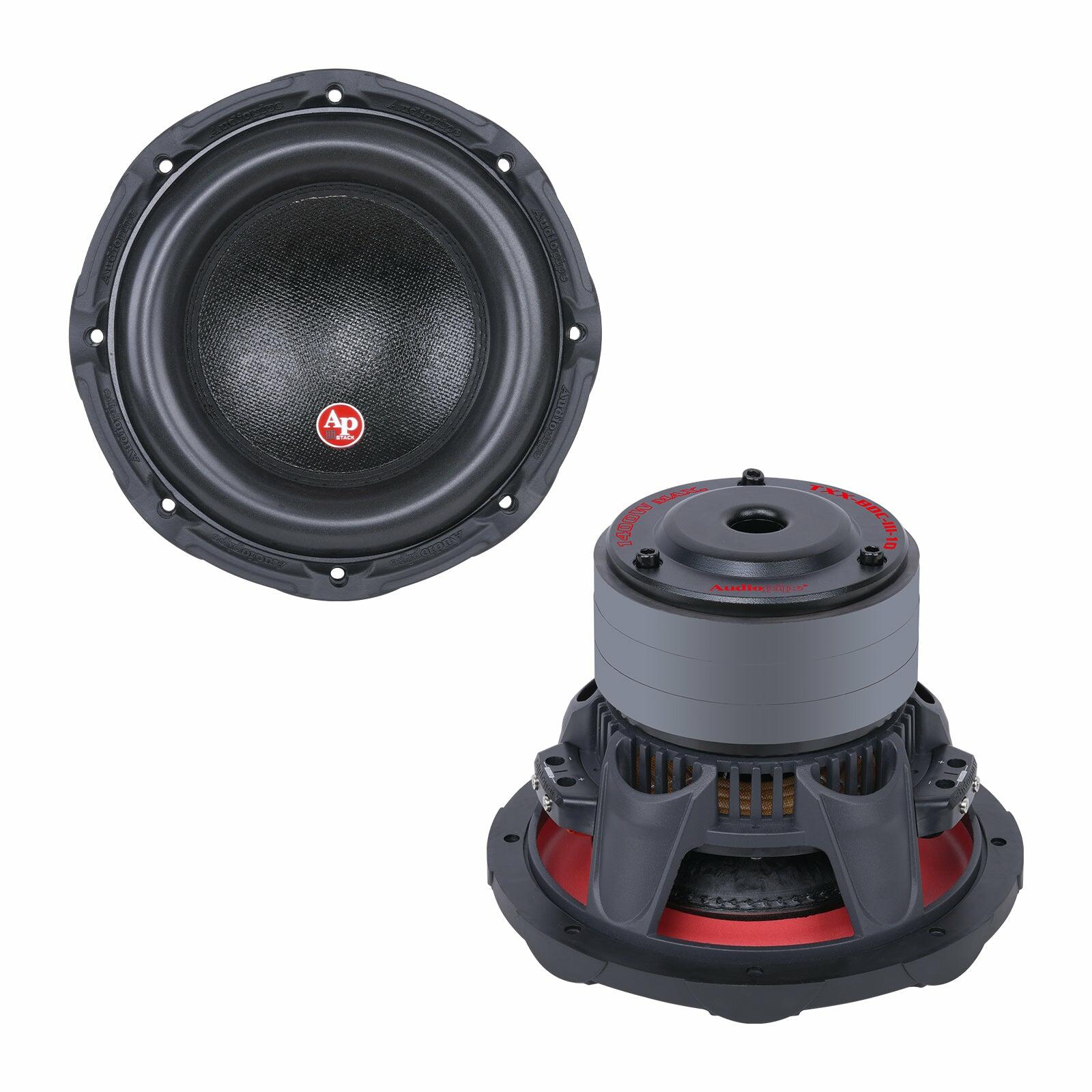 Audiopipe TXX-BDC-III-10 10" Triple Stack Composite Cone Subwoofer (TXX-BDC-III-10) Audiopipe