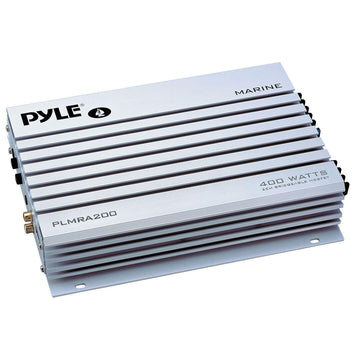 Pyle PLMRA200  Marine 2 Channel Amplifier 400W MAX Pyle