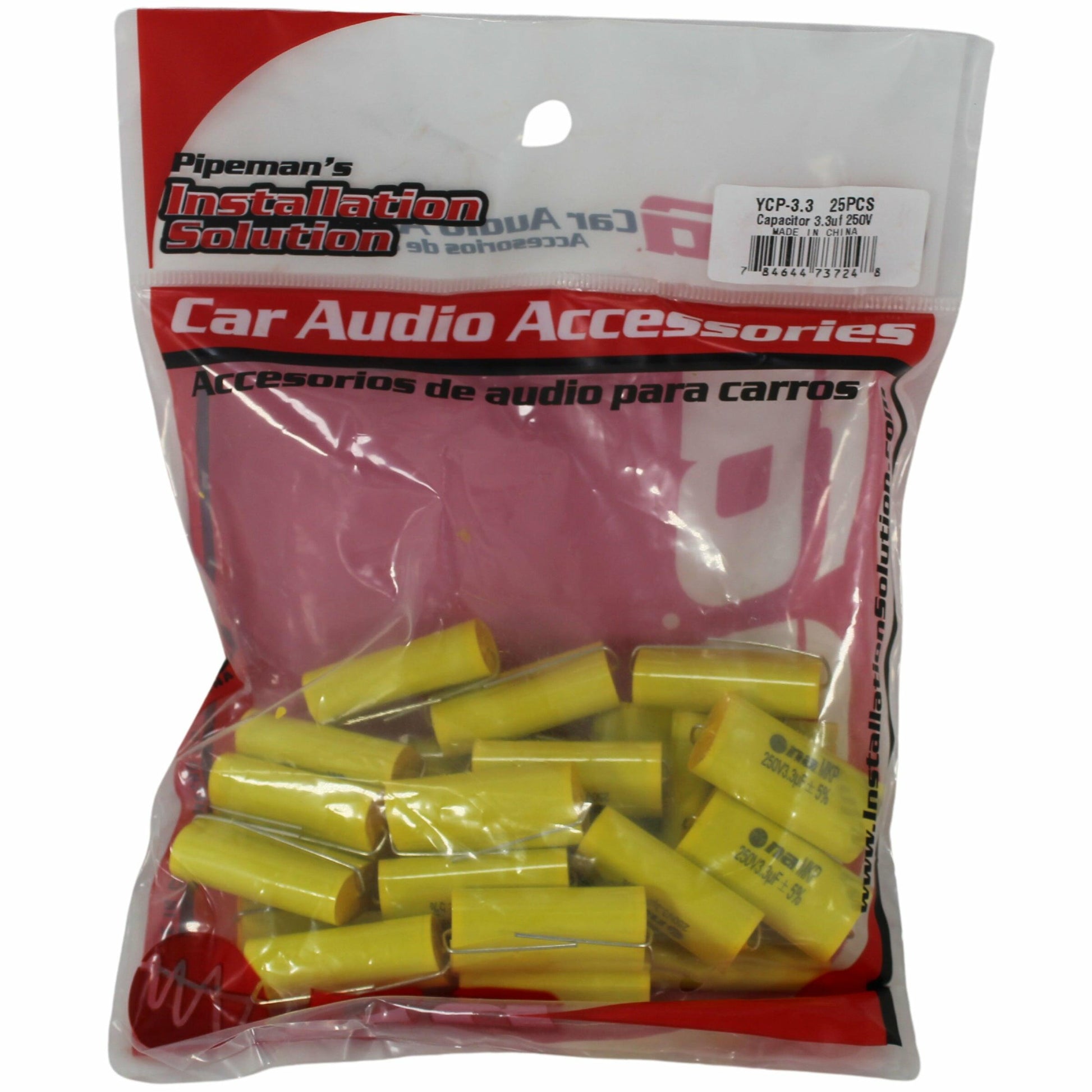 Audiopipe YCP-3.3 - Metalized Film Bass Blocker Capacitors Audiopipe