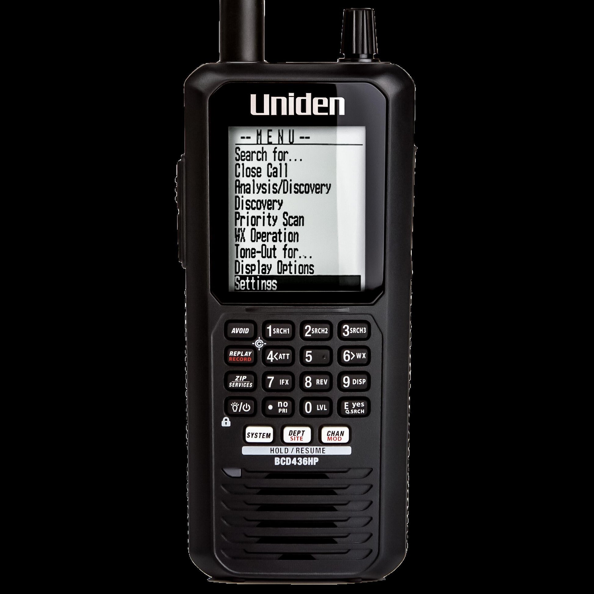 Uniden BCD436HP TrunkTracker V Handheld Phase 2 Digital Scanner Uniden