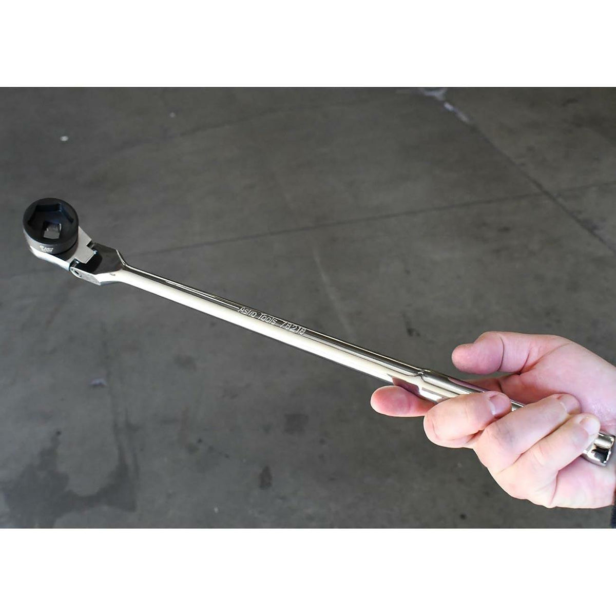 Astro 78218 Astro Tools Extra-Long Flex Head Ratchet Wrench for 1/2" Nano Sockets ASTRO