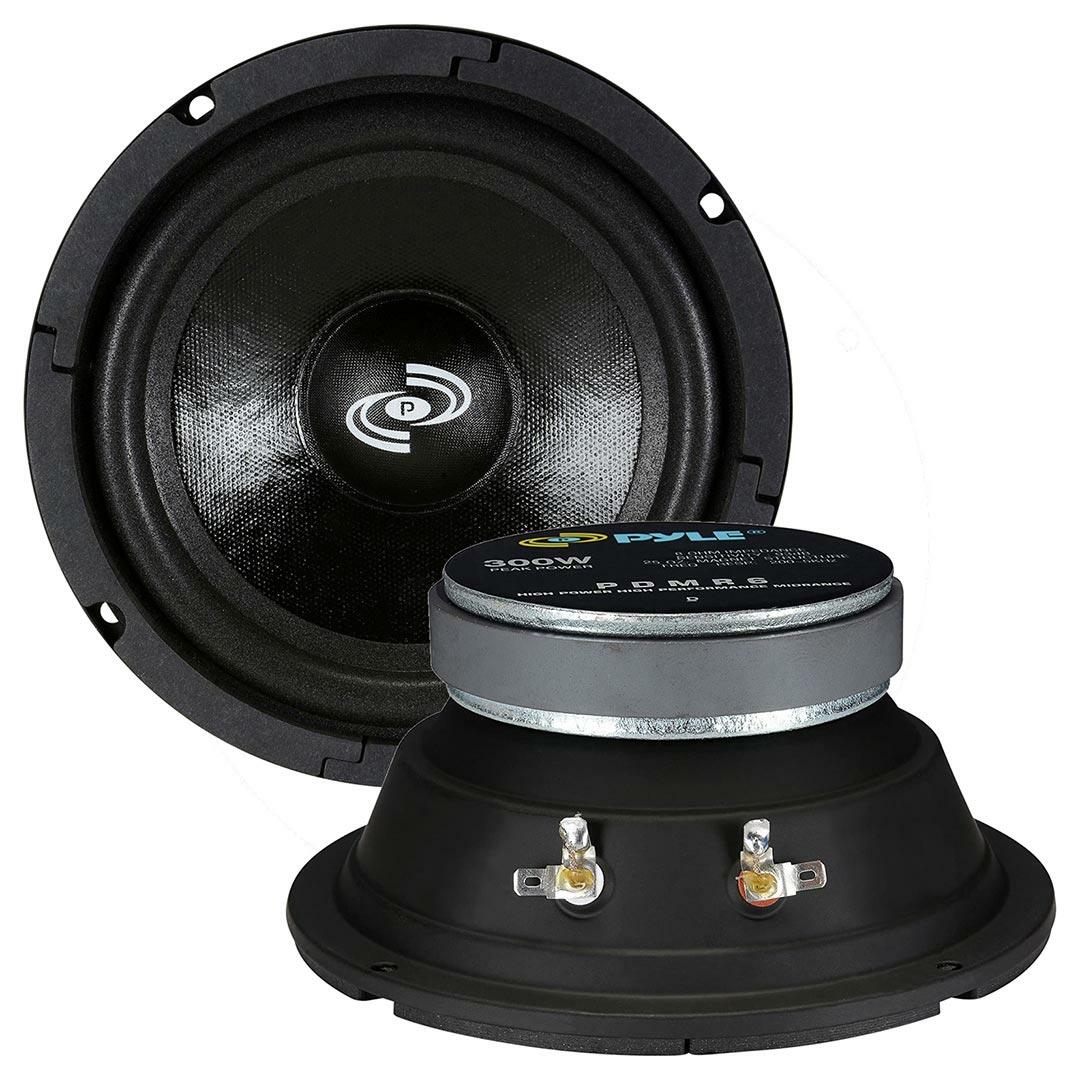 Pyle PDMR6 PYLE PRO MIDRANGE 6.5"(Sold each) SEALED BACK; 8 OHM Pyle
