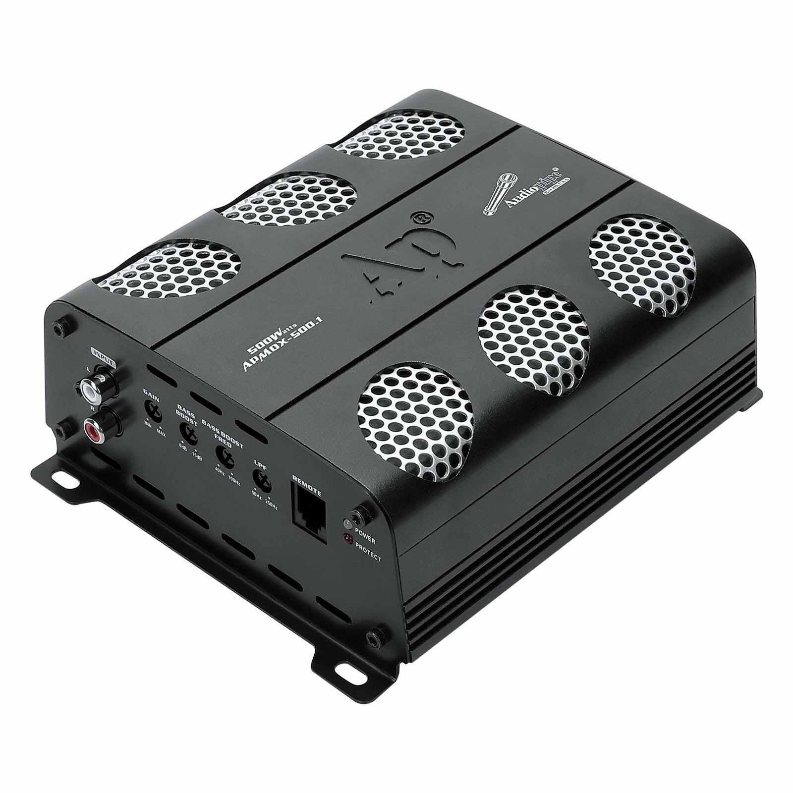 Audiopipe APMOX-500.1 Mosfet / IC Technology Car Audio Amplifier (APMOX-500.1) Audiopipe