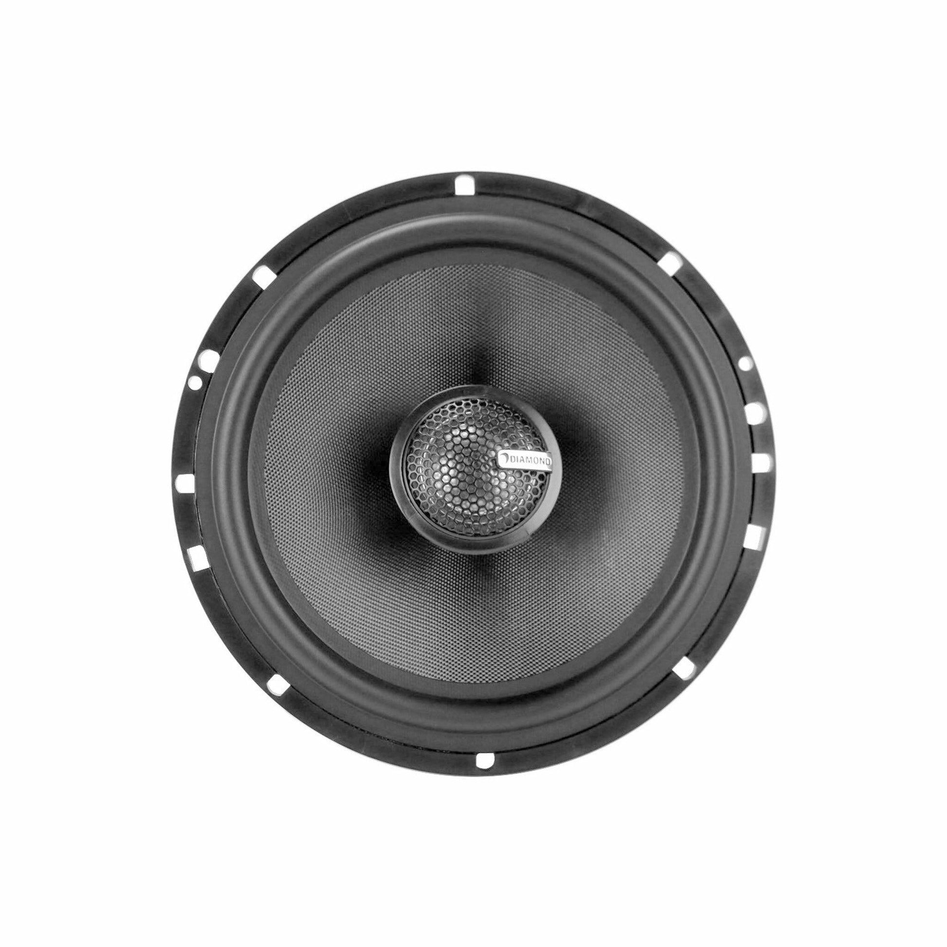 Diamond Audio DES652 6.5 2-Way Coaxial Speaker with 25mm Aluminum Dome Tweeter - DES652 Diamond