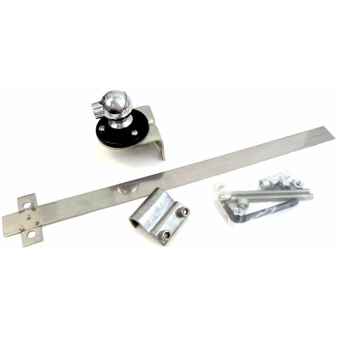 Hustler BM1 2" 3/8x24 Thread 180 Degree Ball Mount With Strap Hustler