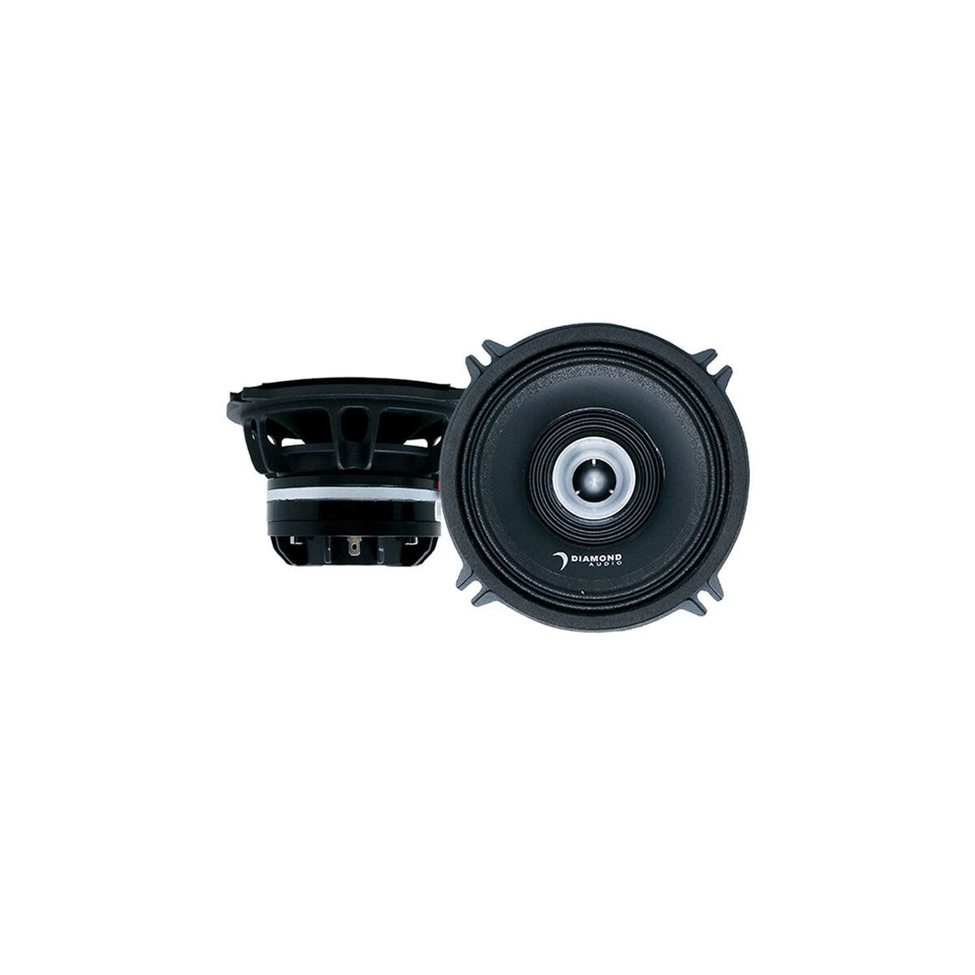 Diamond Audio MP525 5.25" MP Series 2-Way Full-Range Coaxial Speaker w/1" Horn Tweeter (4) - MP525 Diamond
