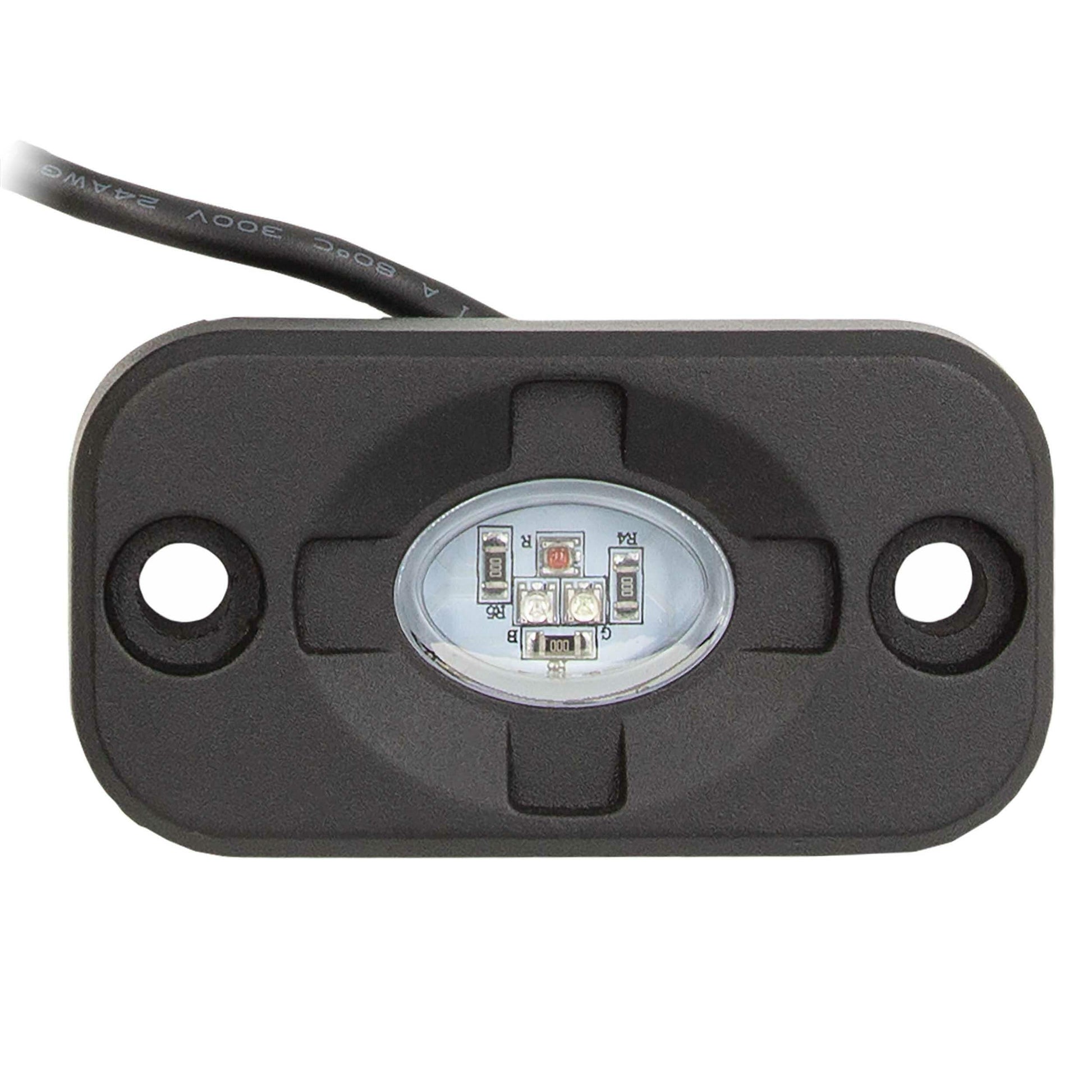 Heise HE-4TLRGBK RGB Accent Light Kit - 4 RGB Pods, 3 LED Heise