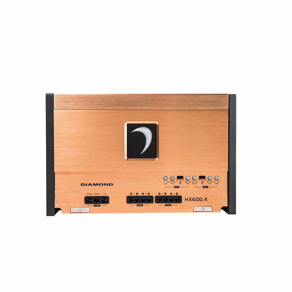Diamond Audio HX600.4 4-Channel HEX Series Full Range Class D Amplifier - HX600.4 Diamond