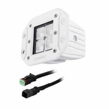 Heise HE-MFMCL2 3" Flush Mount Blackout Flood Marine Cube Light (4 LED) Heise