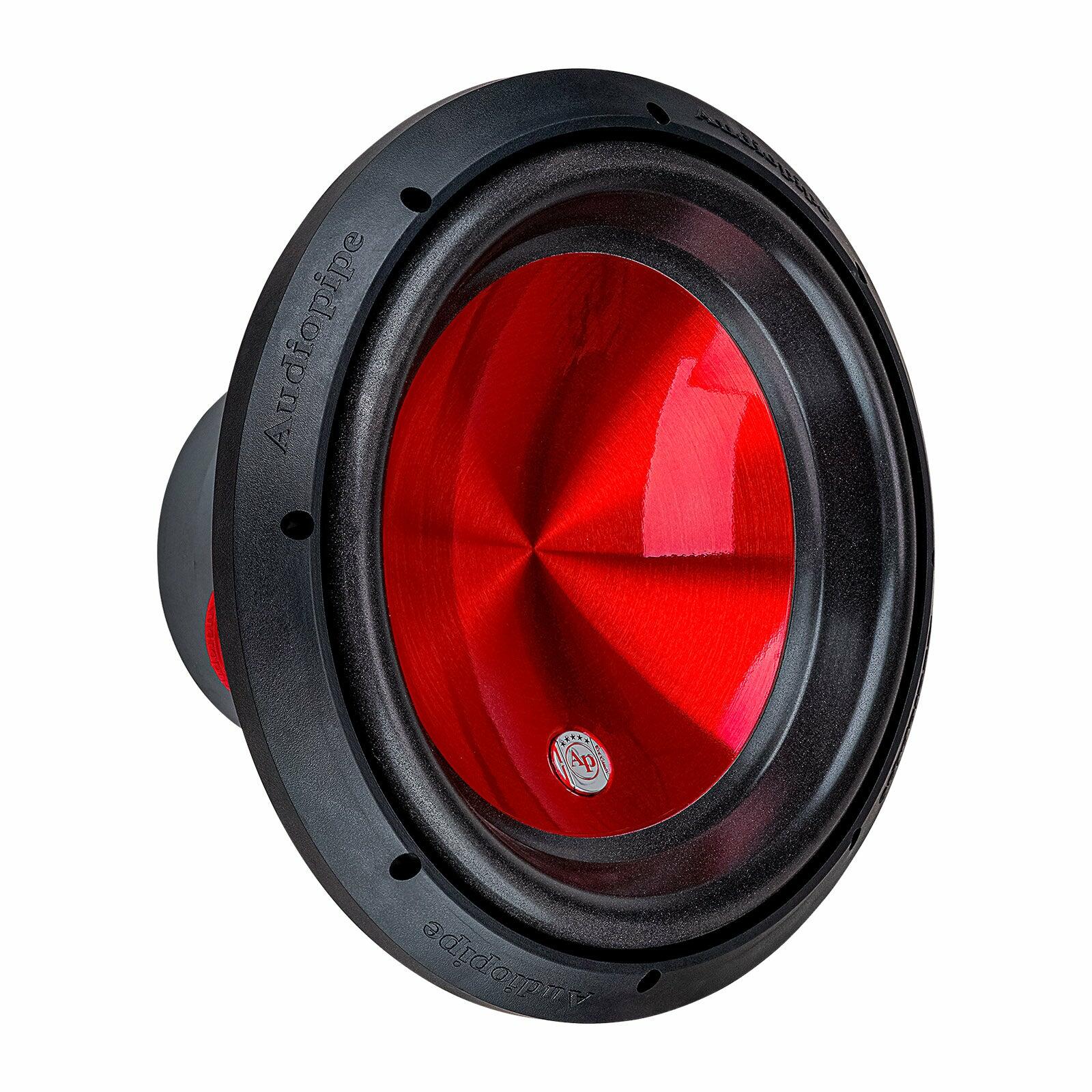 Audiopipe TXX-APD-12RD 12" Eye Candy Aluminum Cone Subwoofer (TXX-APD-12RD) Audiopipe