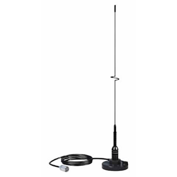 Shakespeare 5218  Black 19" Vhf Magnetic Mount Antenna with RG58AU Coax (5218) Shakespeare