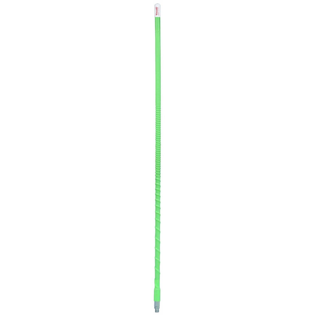 Firestik KW7-G 7 Foot Heavy Duty Trim To Tune 700 Watt Top Loaded Fiberglass 5/8 Wave Cb Antenna With 3/8"x24" Threaded Base In Neon Green Firestik