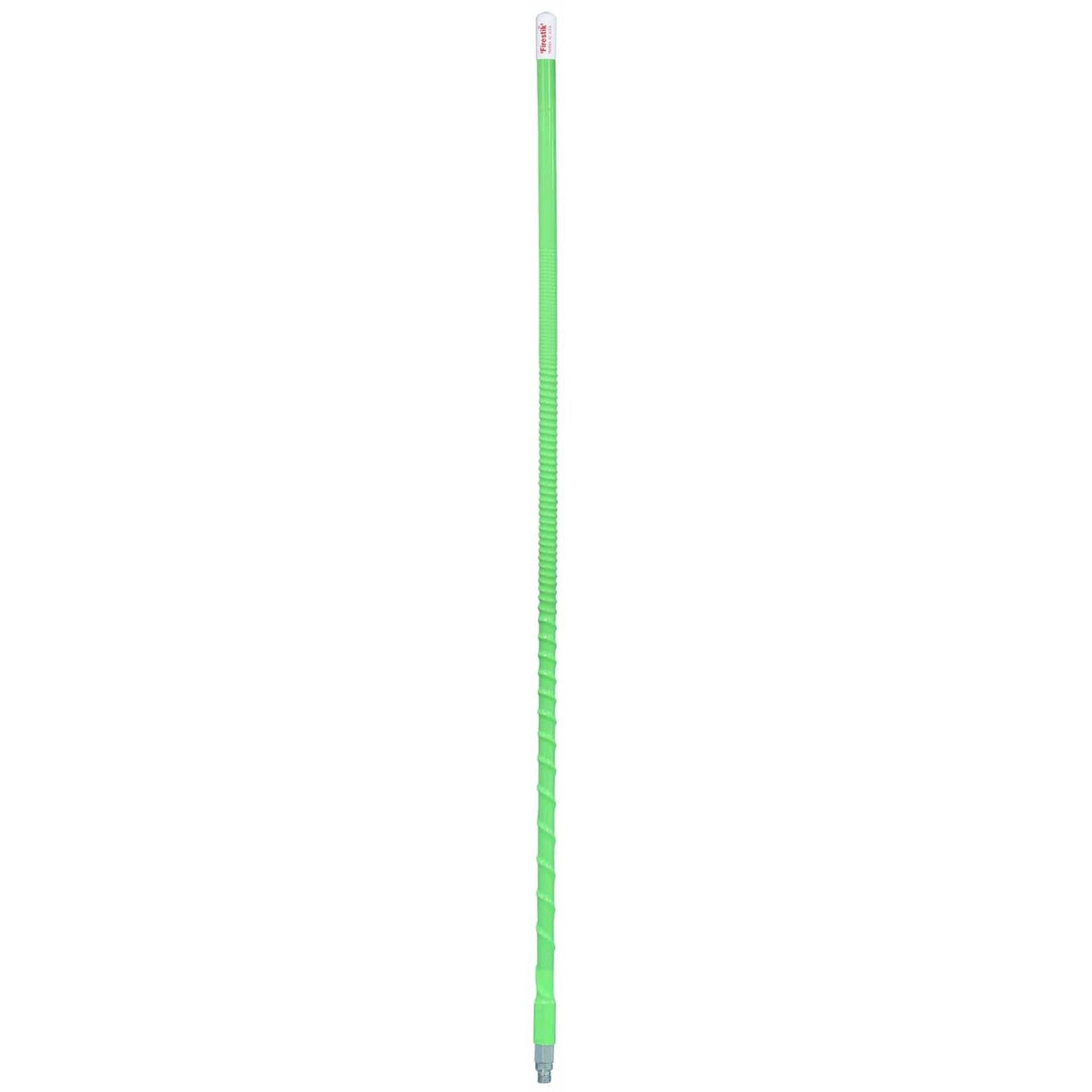 Firestik KW7-G 7 Foot Heavy Duty Trim To Tune 700 Watt Top Loaded Fiberglass 5/8 Wave Cb Antenna With 3/8"x24" Threaded Base In Neon Green Firestik