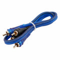 Audiopipe BMV-BLS-1.5 1.5FT Frosted RCA Audio Cable (BMV-BLS-1.5), 10-Pack (10 Individual Cables) Audiopipe