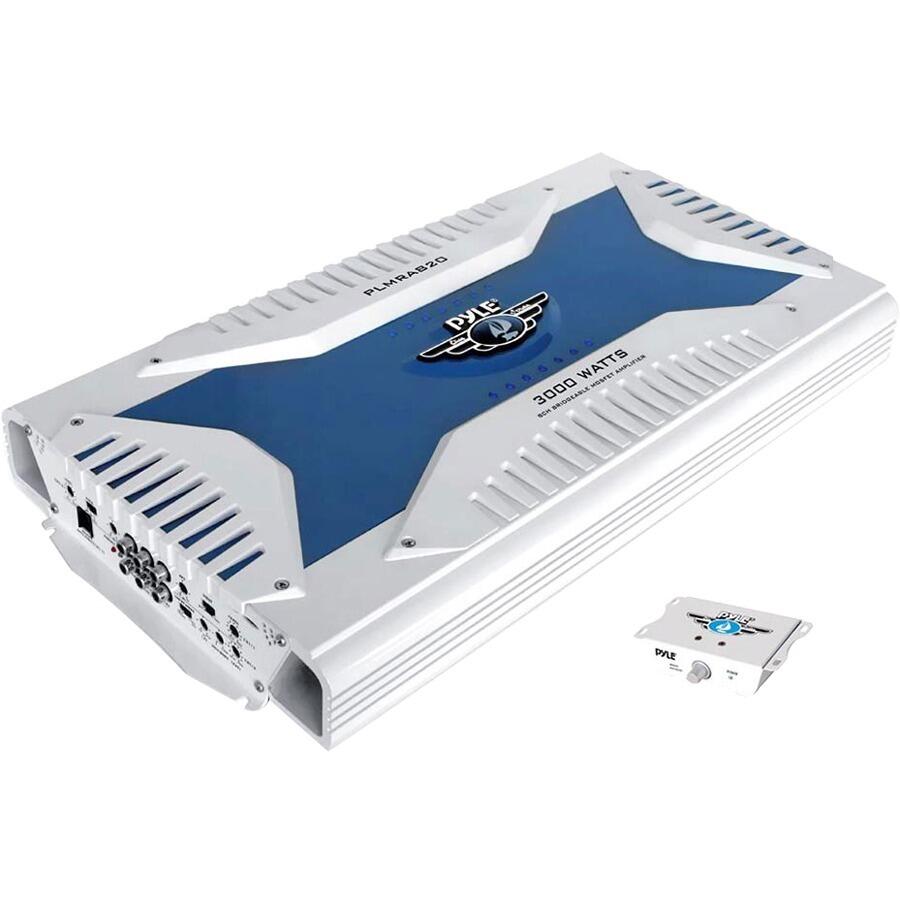 Pyle PLMRA820  Marine 8 Channel Amplifier 3000W Max Pyle