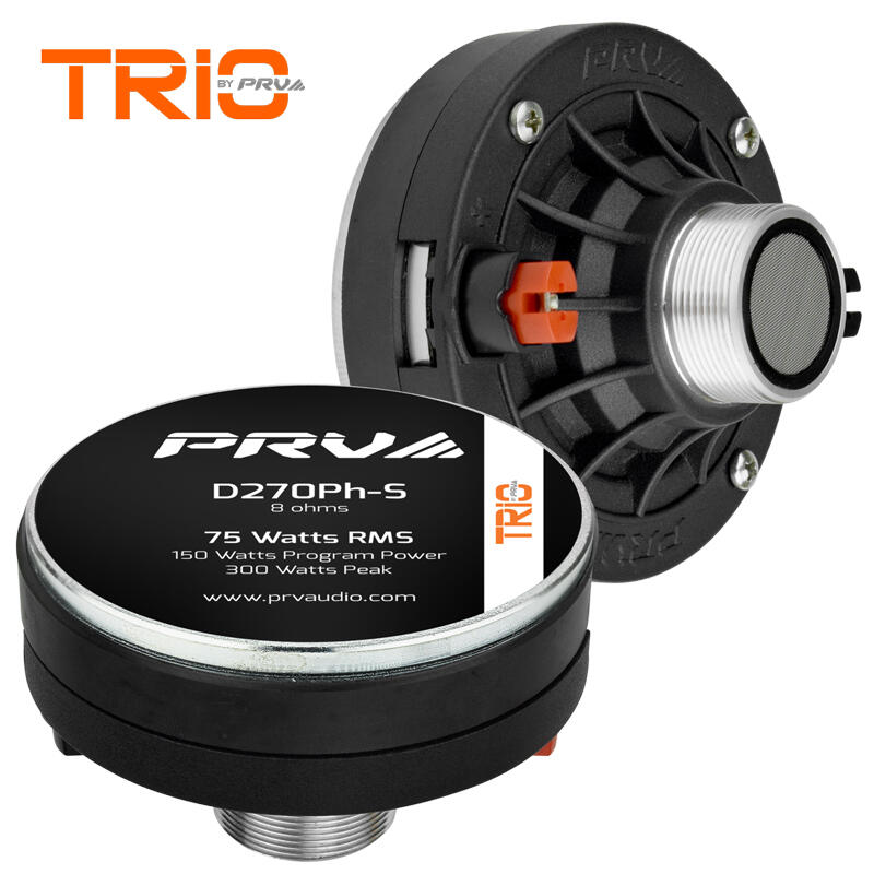 PRV Audio D270Ph-S 1" EXIT PHENOLIC COMPRESSION DRIVER (Each) PRV Audio