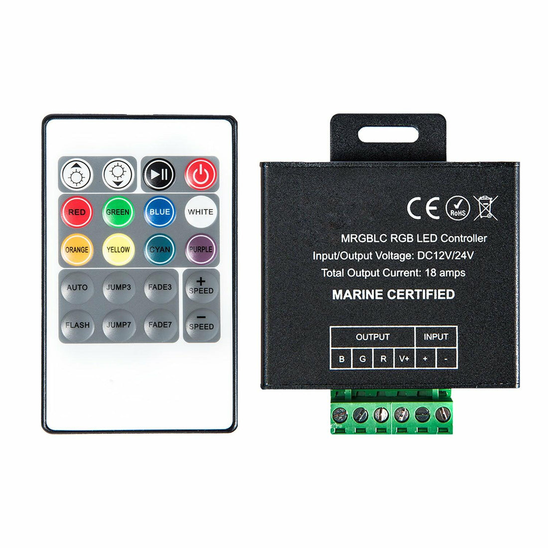 Diamond Audio HXMRGBLC HXM Series RF Remote Control for RGB LED Lights - HXMRGBLC Diamond