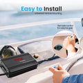 Pyle PLMRMP3B  Marine 4 Channel Amplifier 800W MAX - Black Finish Pyle