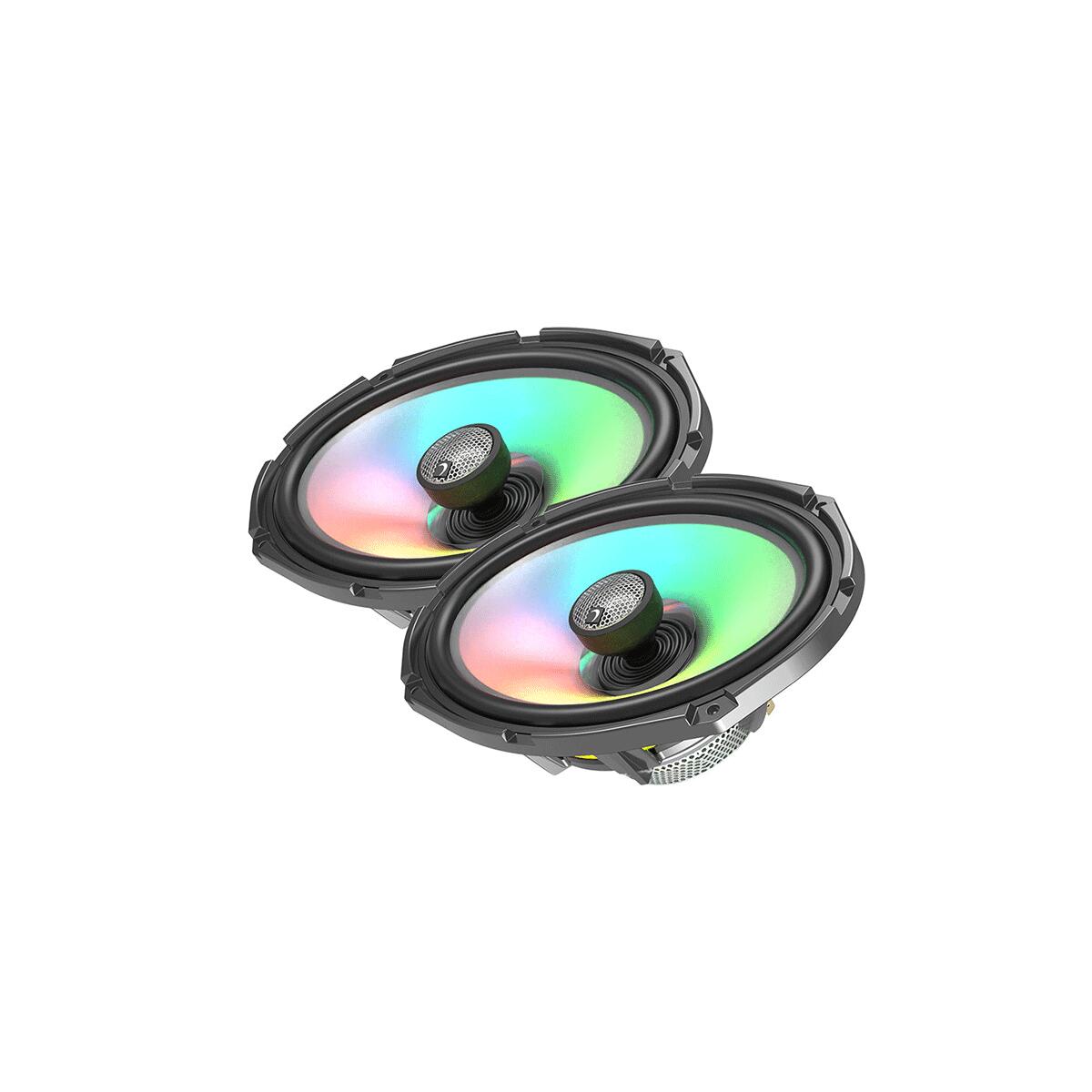 Diamond Audio HXM69F4 6"x 9" HXMF Series 2-Way Marine Speaker w/Titanium Dome Tweeter (4) - HXM69F4 Diamond