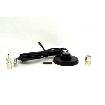 PCTEL & Maxrad RBGP 3-1/4" Round Black Magnet Mount With 12' Rg58u Coax With A Solder On Teflon Pl259 PCTEL/Maxrad