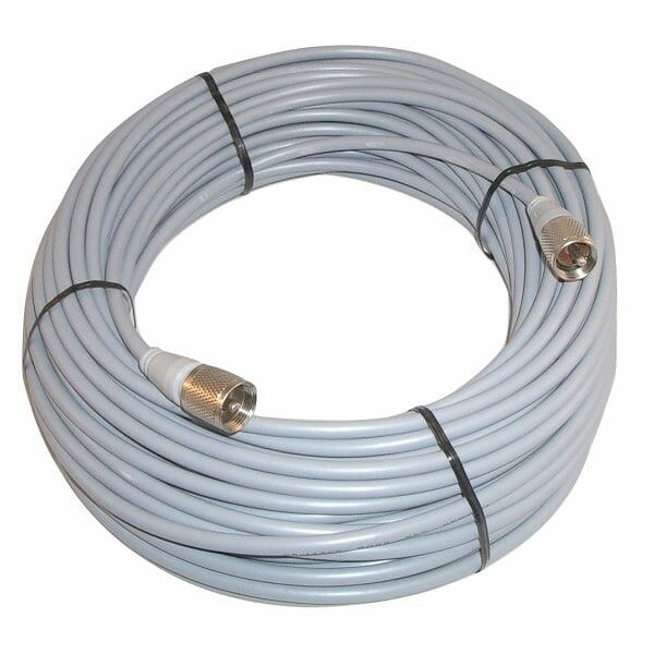 Workman 8X-50-PL-PL 50 Ft CB Radio / HAM Antenna Coax Cable w/ Molded Ends Bandit