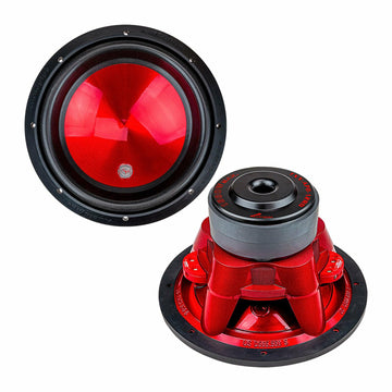 Audiopipe TXX-APD-12RD 12" Eye Candy Aluminum Cone Subwoofer (TXX-APD-12RD) Audiopipe