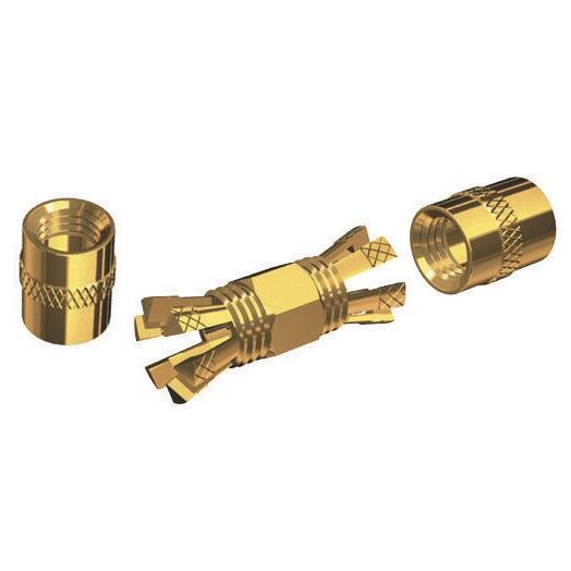 Shakespeare PL258CP  Center Pin PL258 Splice Connector Gold Plated (PL258CP) Shakespeare