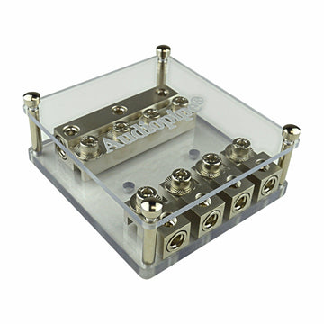 Audiopipe CQ-304-404ANL 4-Way Positive Distribution Block (CQ-304-404ANL) Audiopipe