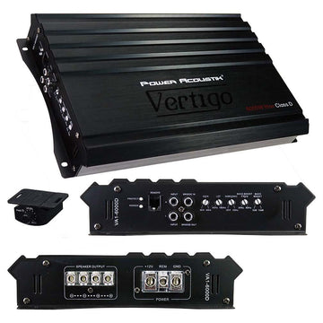 Power Acoustik VA1-6000D  Vertigo Series Monoblock Amplifier 6000W Max Power Acoustik