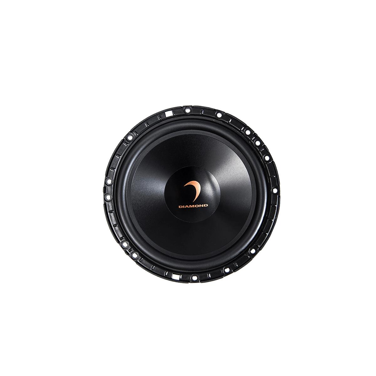 Diamond Audio H65S 6.5" HEX Series 2-Way Component Set w/25mm Silk Dome Tweeter - H65S Diamond