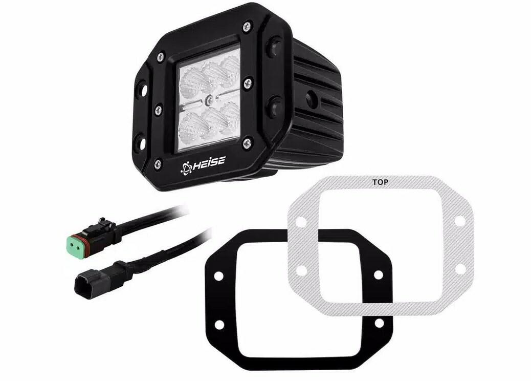 Heise HE-FMCL3 Flush Mount 3" LED Cube Lights HEISE LED Lighting Systems