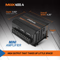 PRV Audio MDX400.4 2 Ohm 4 Channel Full Range Amplifier PRV Audio