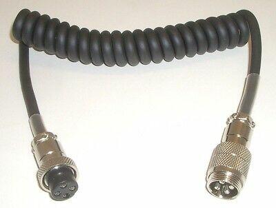 Workman EX-4 4 Pin Microphone Extension Cord For Cobra/Uniden CB plus Ham Radios Bandit