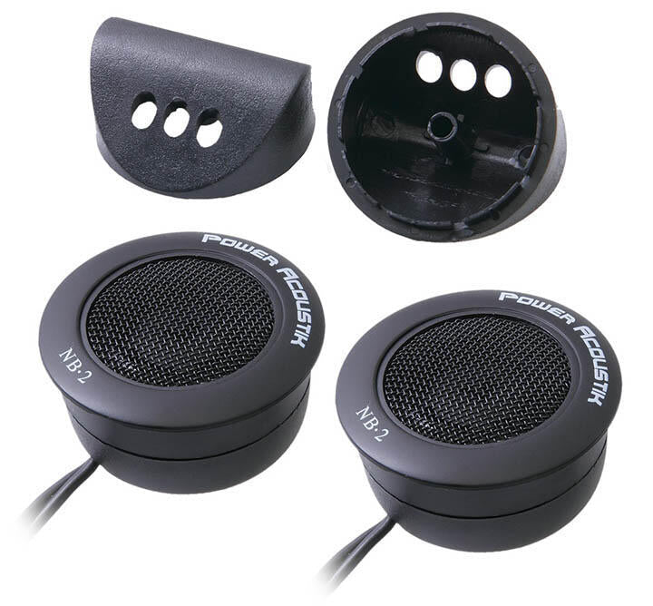 Power Acoustik NB-2 POWER ACOUSTIK 1" TWEETERS (Sold in pairs) NIOBIUM 200WATTS; 3-WAY MOUNTING Power Acoustik